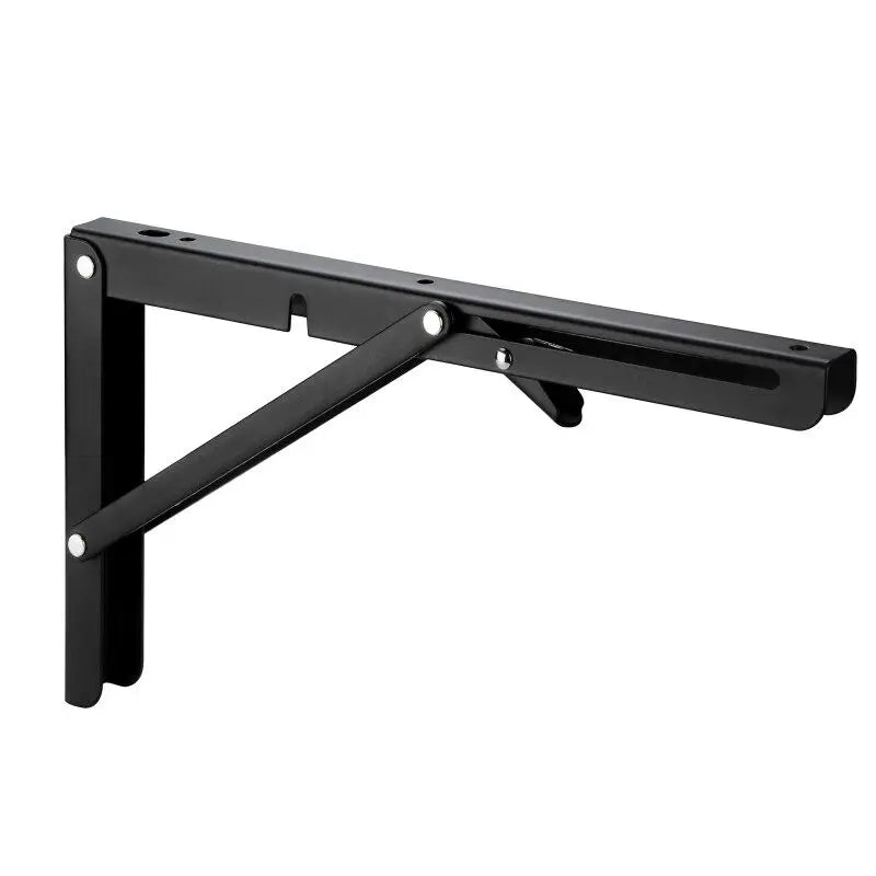 Heavy-Duty Wall-Mounted Folding Shelf Bracket & Collapsible Support