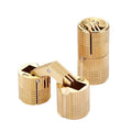 Solid Brass Hidden Cylindrical Barrel Hinge (Premium Invisible Hardware)