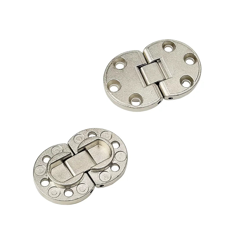 Zinc Alloy Oval Folding Table Hinge (Hidden Flip-Top Hardware Series)