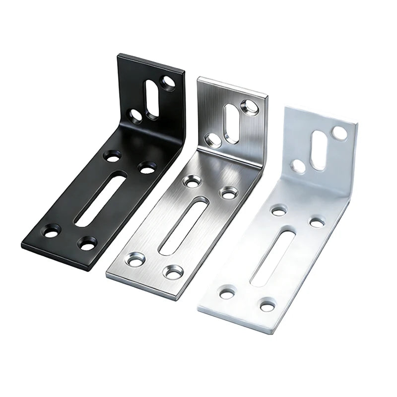 Adjustable L-Shape Slotted Corner Brace & Furniture Connector