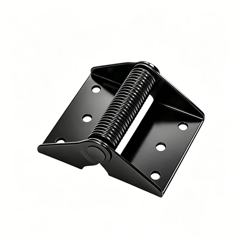 Industrial Black Powder-Coated Tension Spring Hinge (Reinforced Series)