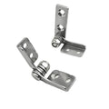 Heavy-Duty 304 Stainless Steel Constant Torque Friction Hinge (Stay-Put Latch)