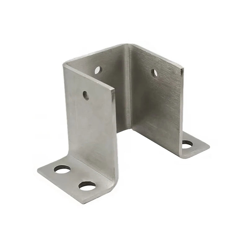 Heavy-Duty Stainless Steel U-Bracket (Reinforced Corner & Structural Support)