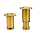Adjustable Gold Cylindrical Furniture Legs (Heavy-Duty Cabinet & Sofa Support)