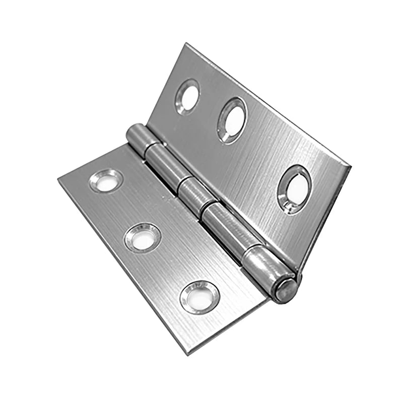 Brushed Stainless Steel Butt Hinge for Cabinet & Cupboard Doors