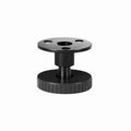Black Low-Profile Adjustable Furniture Leveling Glide (Threaded Series)