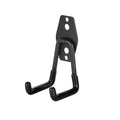 Heavy-Duty Black Double-Arm Garage Utility Hook for Ladders & Tools
