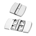 Decorative Chrome Overlay Cabinet Hinge (Premium Modern Series)