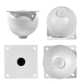 Universal White Ball-Shaped Furniture Leveling Feet