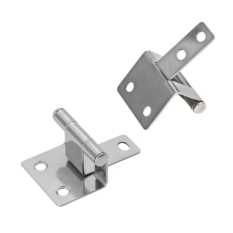 Precision Stainless Steel L-Shaped Offset Pivot Hinge (Heavy-Duty Cabinet Series)