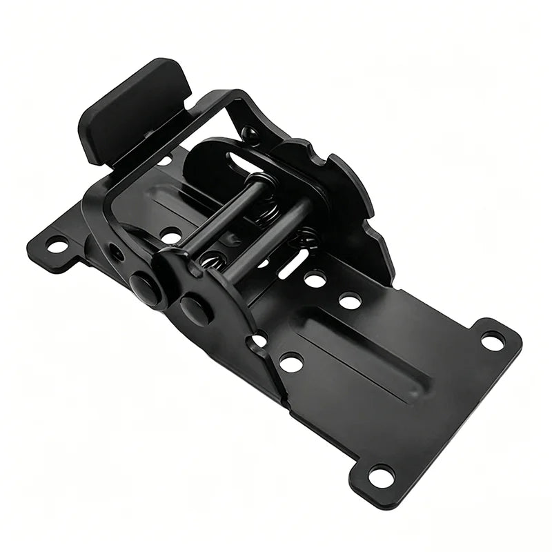 90-180 Degree Self-Locking Folding Hinge with Trigger Release (Matte Black)