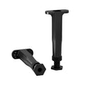 Heavy-Duty Adjustable Kitchen Cabinet Legs (Black Polymer Leveling Series)