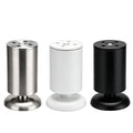 Cylindrical Height-Adjustable Metal Cabinet Legs (0-15mm Fine Tuning)
