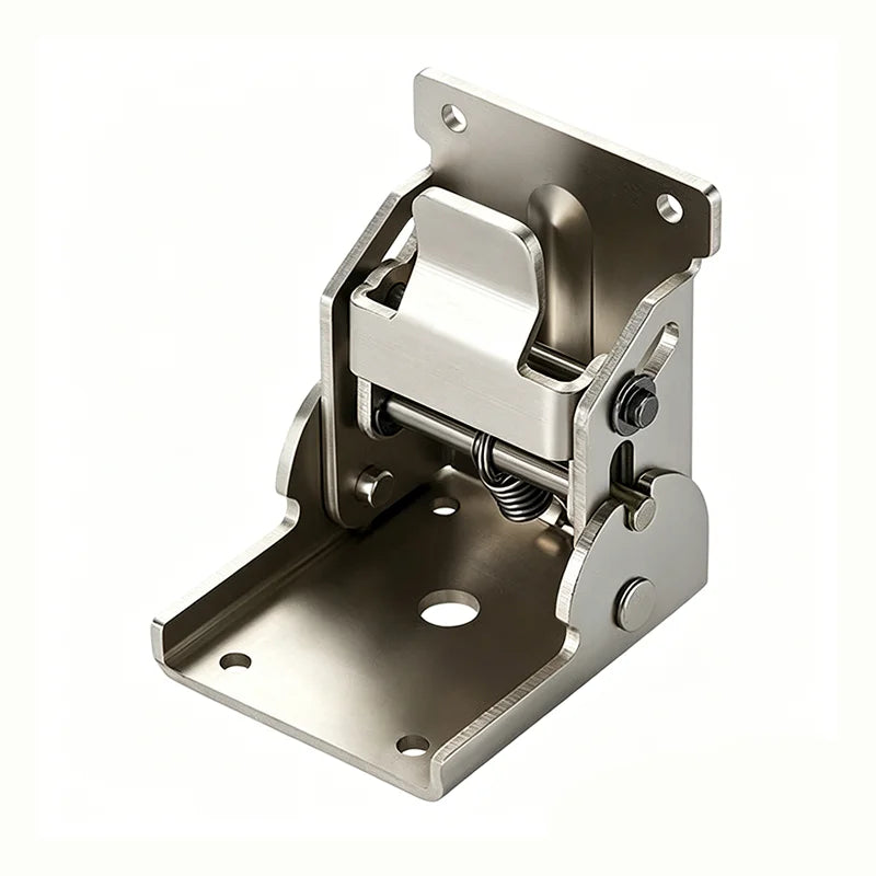 Heavy-Duty Reinforced Folding Hinge with Positive Trigger Release