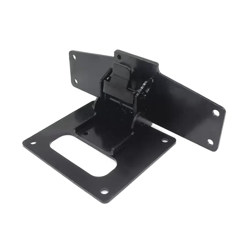 Heavy-Duty Black Folding Table Leg Bracket (Self-Locking Extension Hinge)