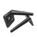 Premium Matte Black Slant Angled Tapered Furniture Leg for Modern Sofas