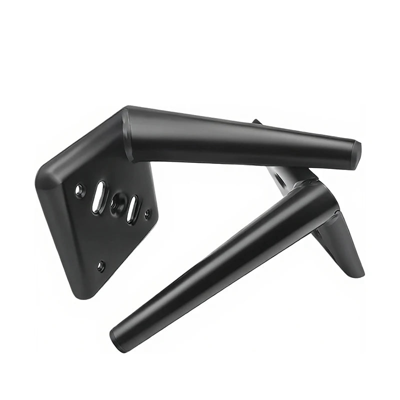 Premium Matte Black Slant Angled Tapered Furniture Leg for Modern Sofas