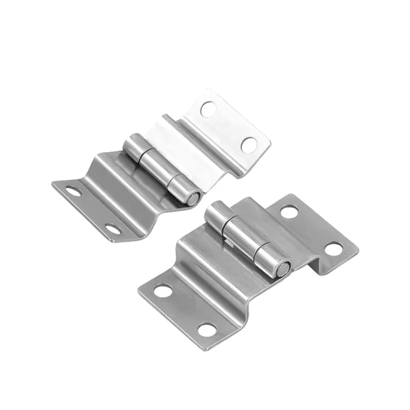 Stainless Steel Z-Shaped Offset Hinge (Cranked Mounting Series)