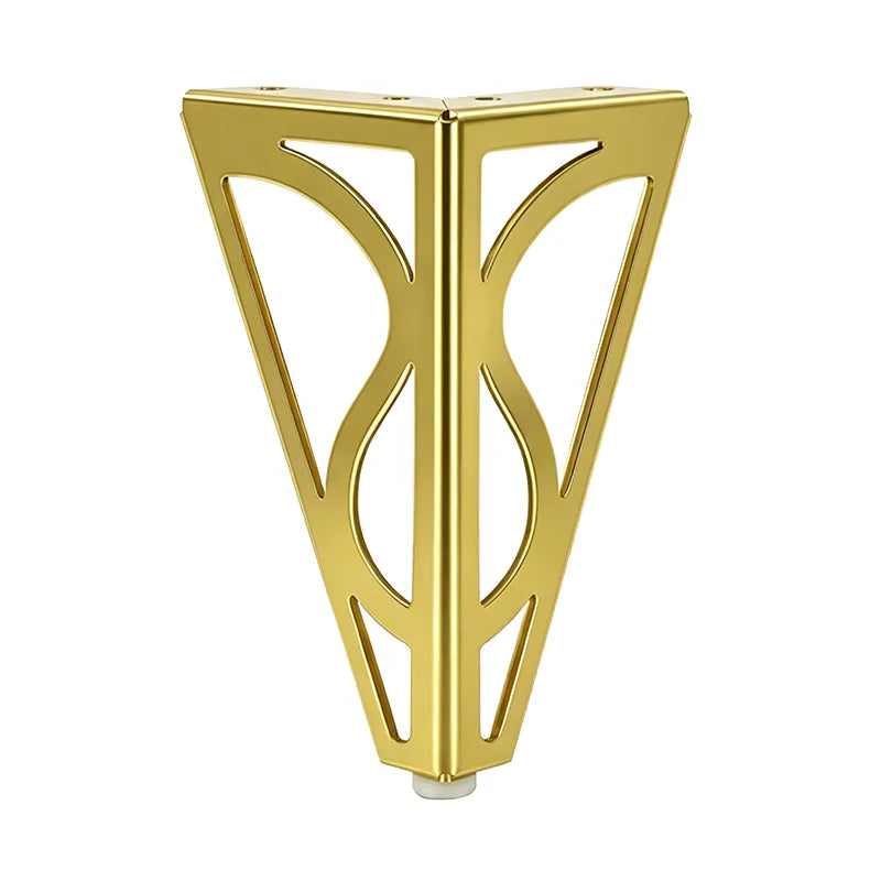 Luxurious Modern Hollow-Out Gold Furniture Leg for Sofas & Cabinets